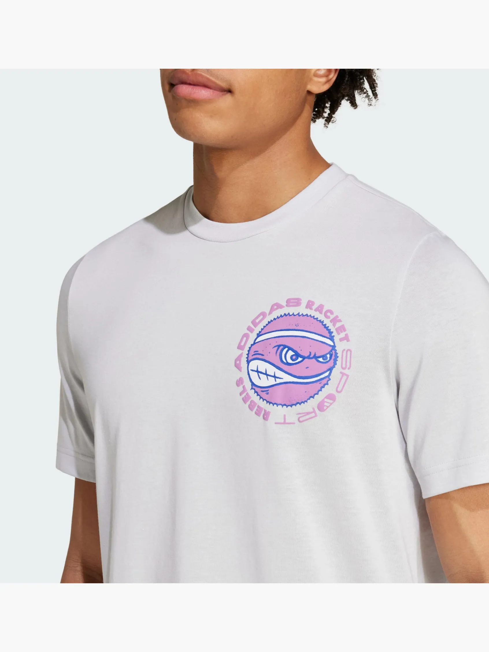 Herren adidas Racket Sport Rebels Graphic T-Shirt