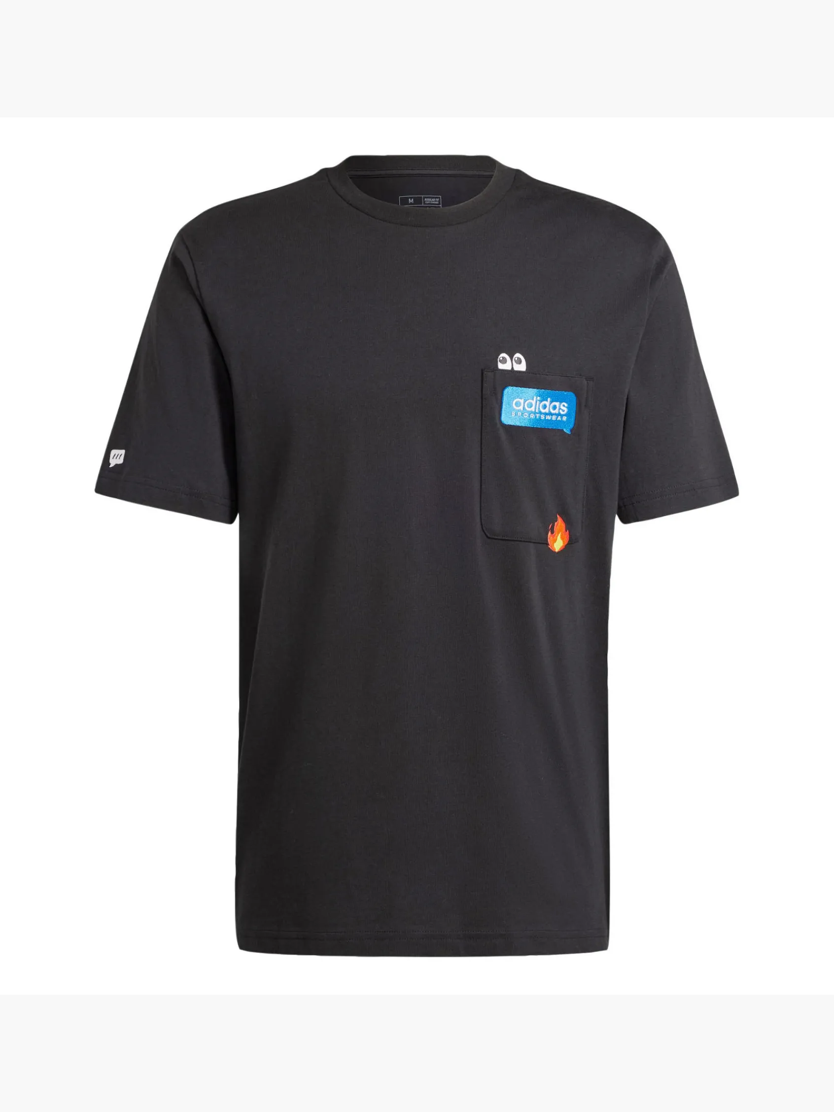 Herren adidas Remoji Pocket Graphic T-Shirt