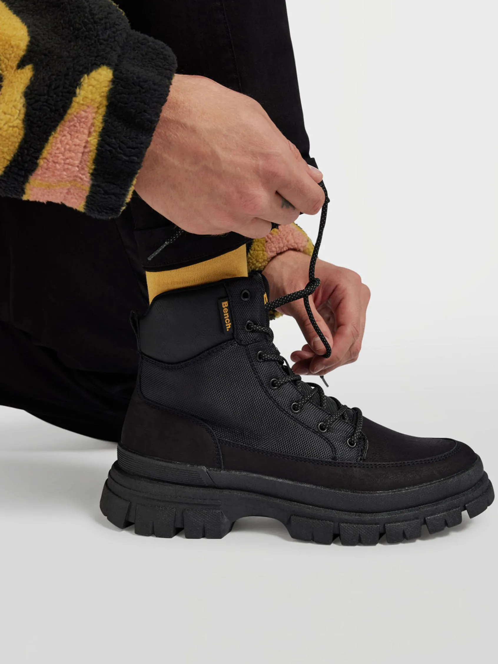 Herren Bench Schnürboots