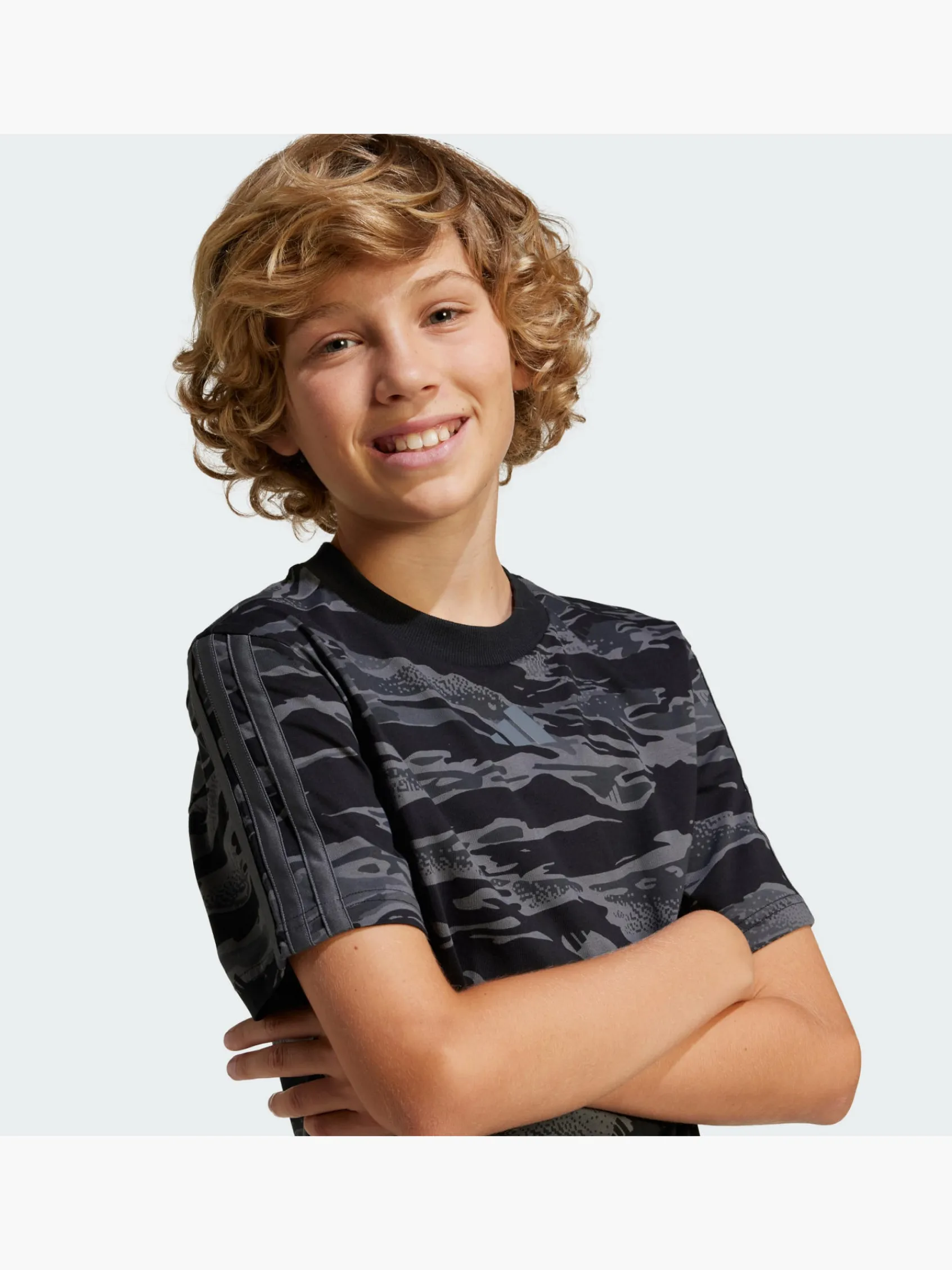 Kinder adidas Seasonal Essentials Camo Kids T-Shirt