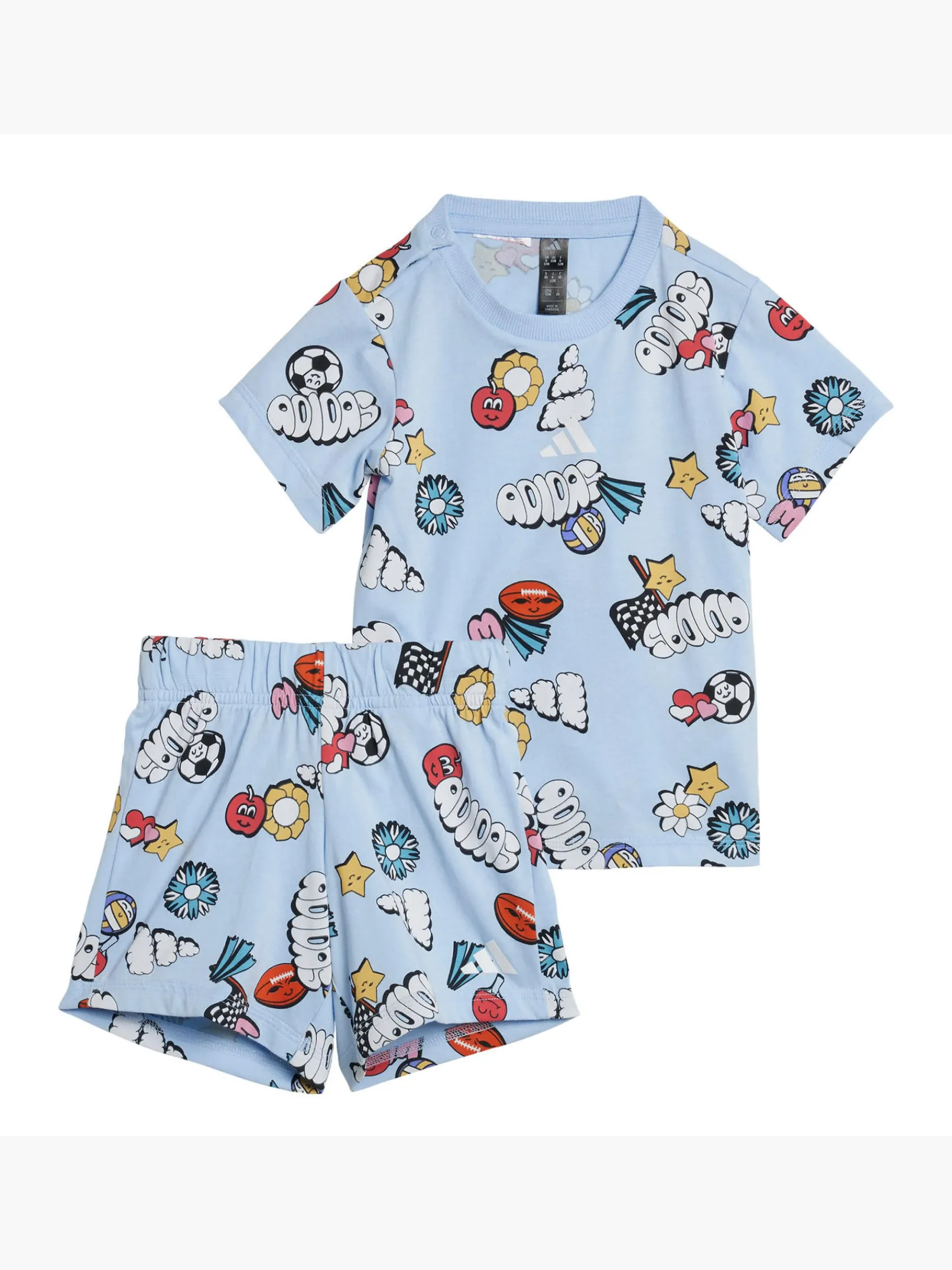 Kinder adidas Seasonal Essentials Fun Allover Print Kids Set