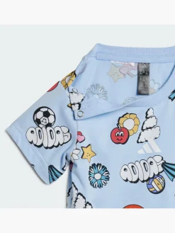 Kinder adidas Seasonal Essentials Fun Allover Print Kids Set