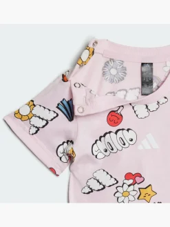 Kinder adidas Seasonal Essentials Fun Allover Print Kids Set