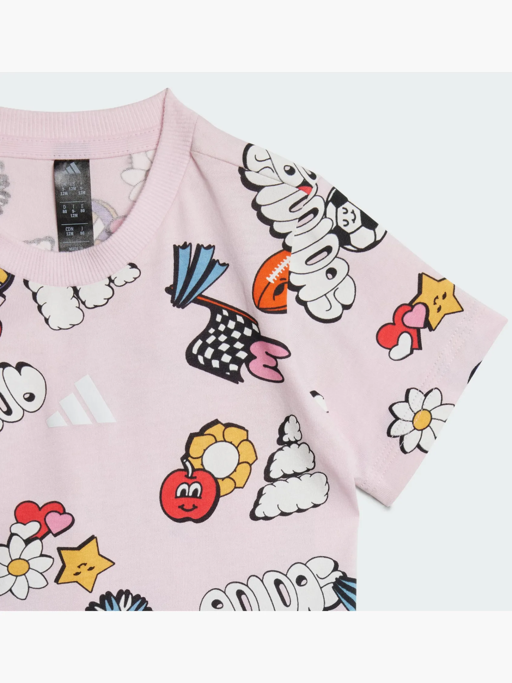 Kinder adidas Seasonal Essentials Fun Allover Print Kids Set