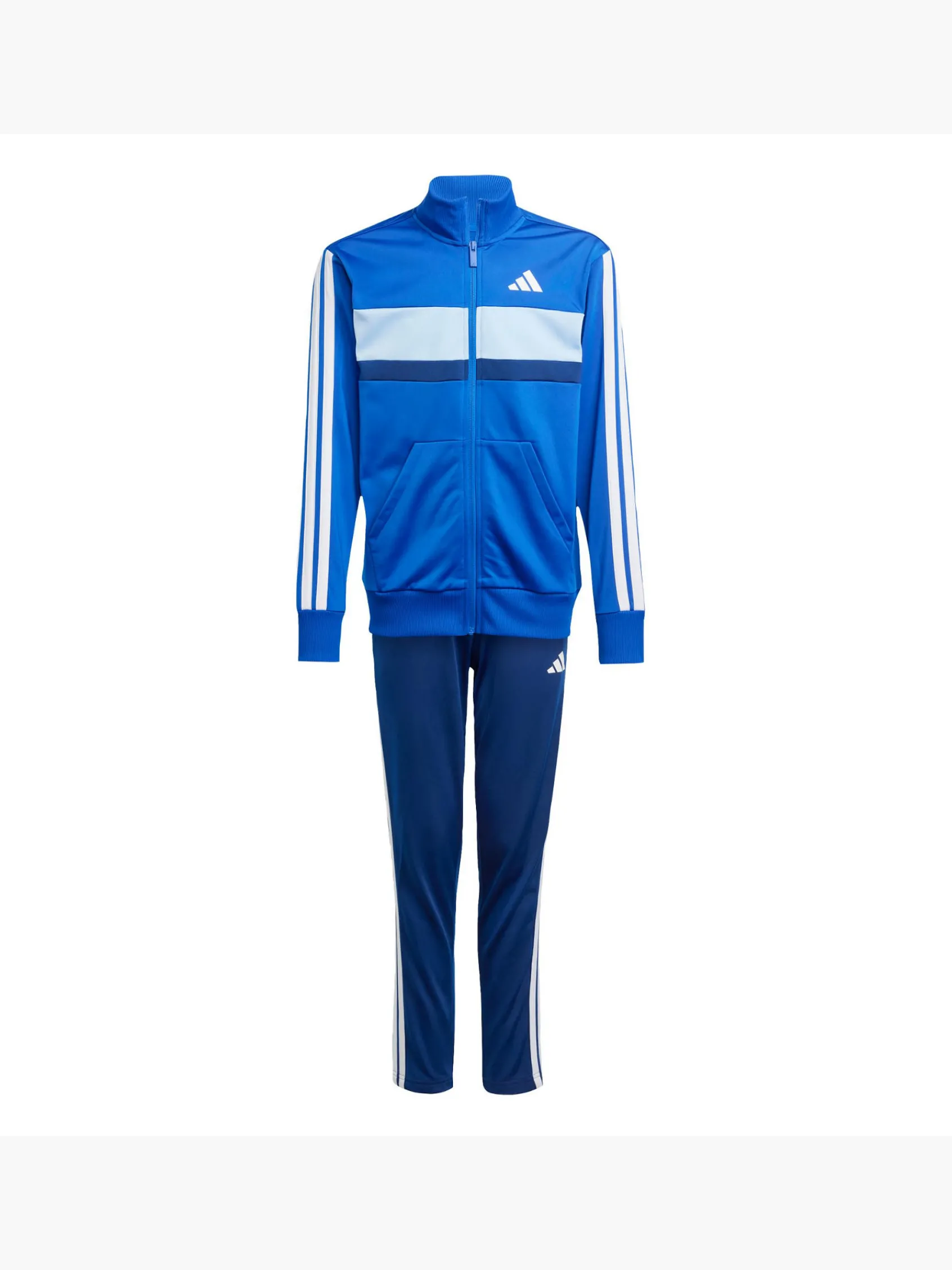 Kinder adidas Seasonal Essentials Tiberio 3-Streifen Tricot Kids Trainingsanzug