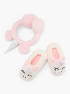 Kinder Cosy Nature Set aus Ohrenwärmern und ABS Socken