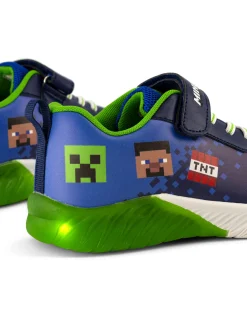 Kinder Minecraft Sneaker - mit Licht