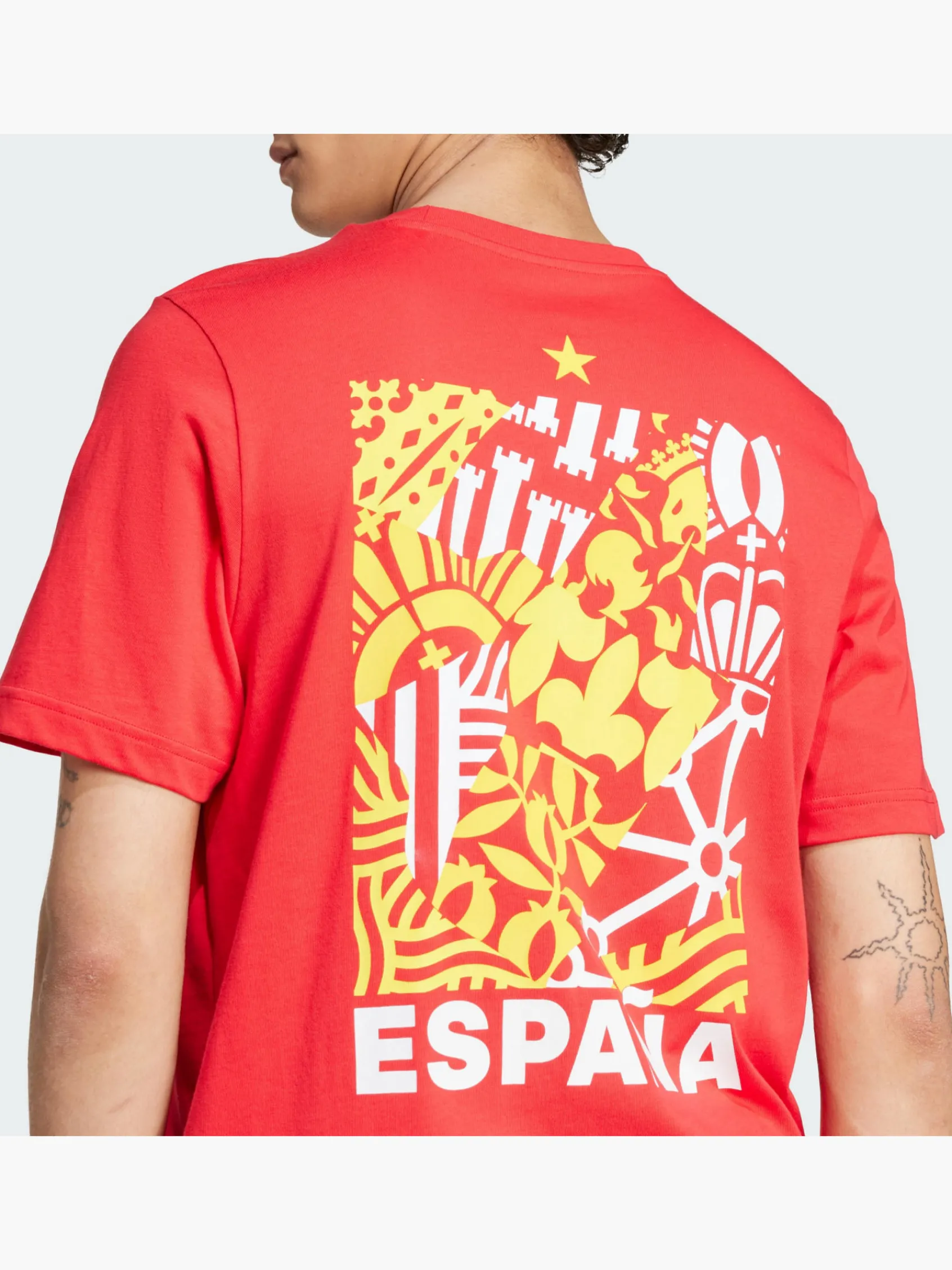 Herren adidas Spanien Fußball Fan Graphic T-Shirt