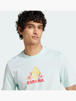 Herren adidas Spanien Fußball Fan Graphic T-Shirt