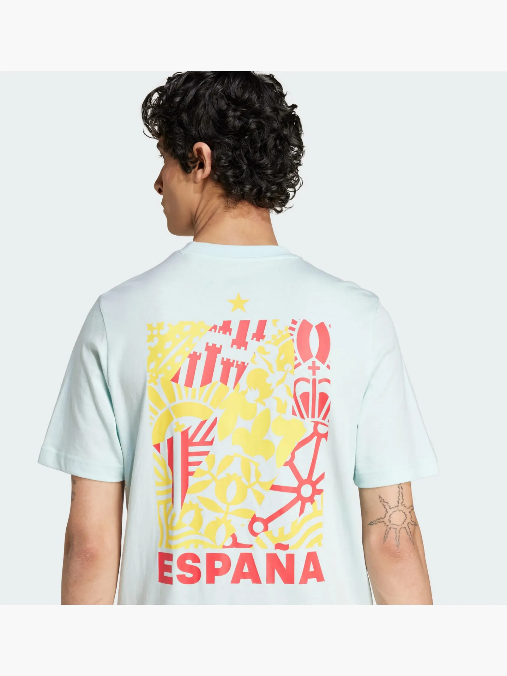 Herren adidas Spanien Fußball Fan Graphic T-Shirt