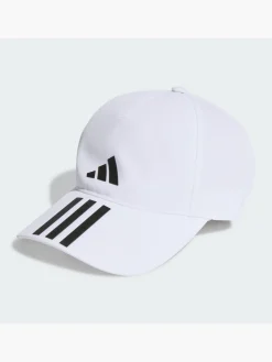 Herren adidas 3-Streifen AEROREADY Running Training Baseball Kappe