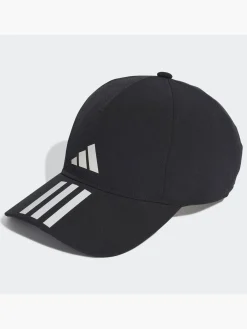 Herren adidas 3-Streifen AEROREADY Running Training Baseball Kappe