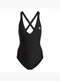 Damen adidas 3-Streifen Badeanzug