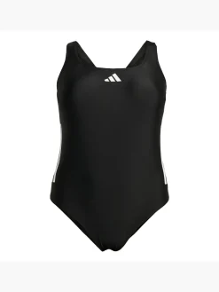 Damen adidas 3-Streifen C-Back Badeanzug – Große Größen