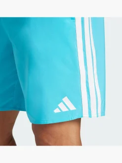 Herren adidas 3-Streifen 8-Inch Badeshorts