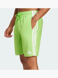 Herren adidas 3-Streifen 8-Inch Badeshorts