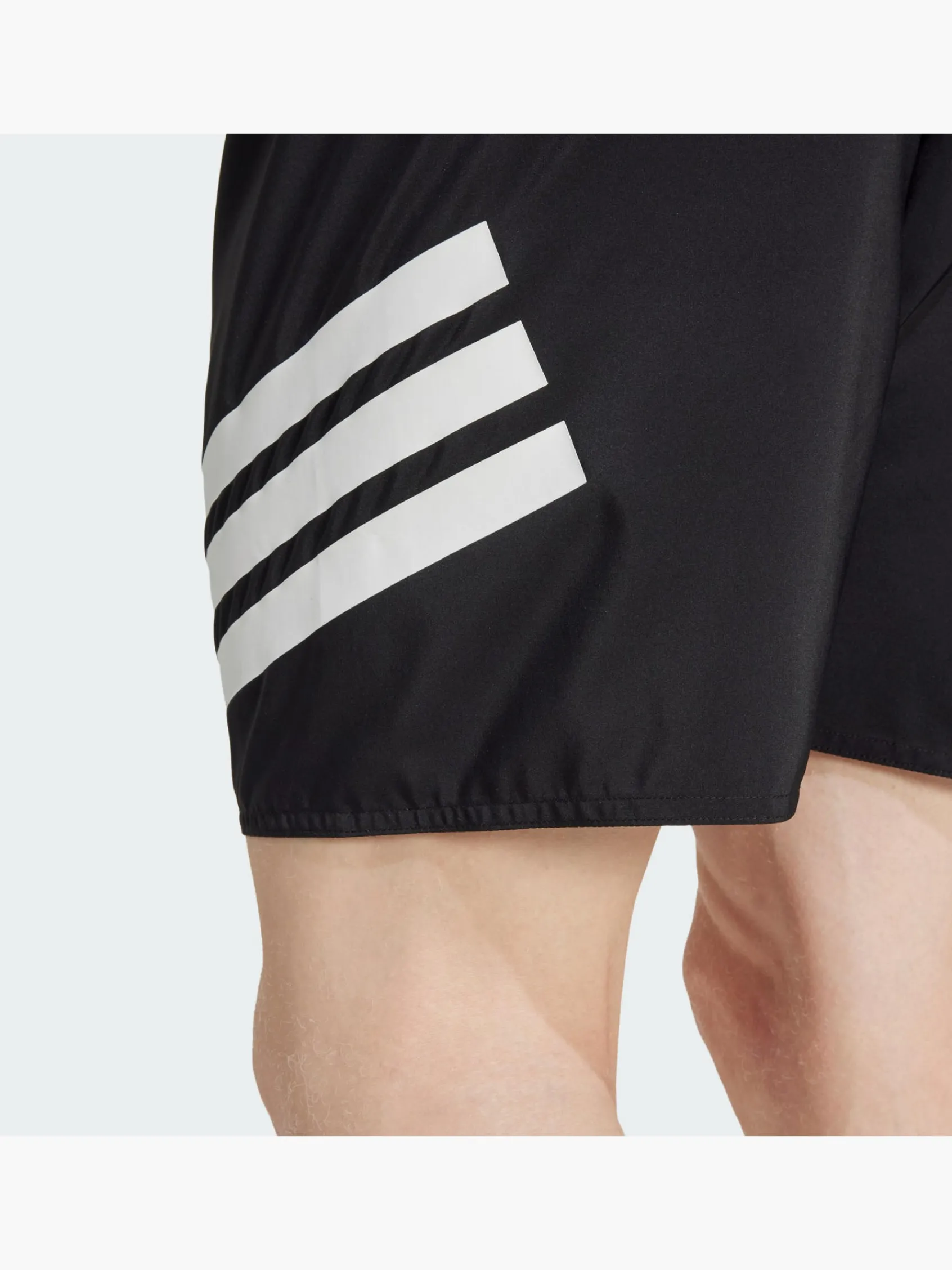 Herren adidas 3-Streifen 8-Inch Badeshorts
