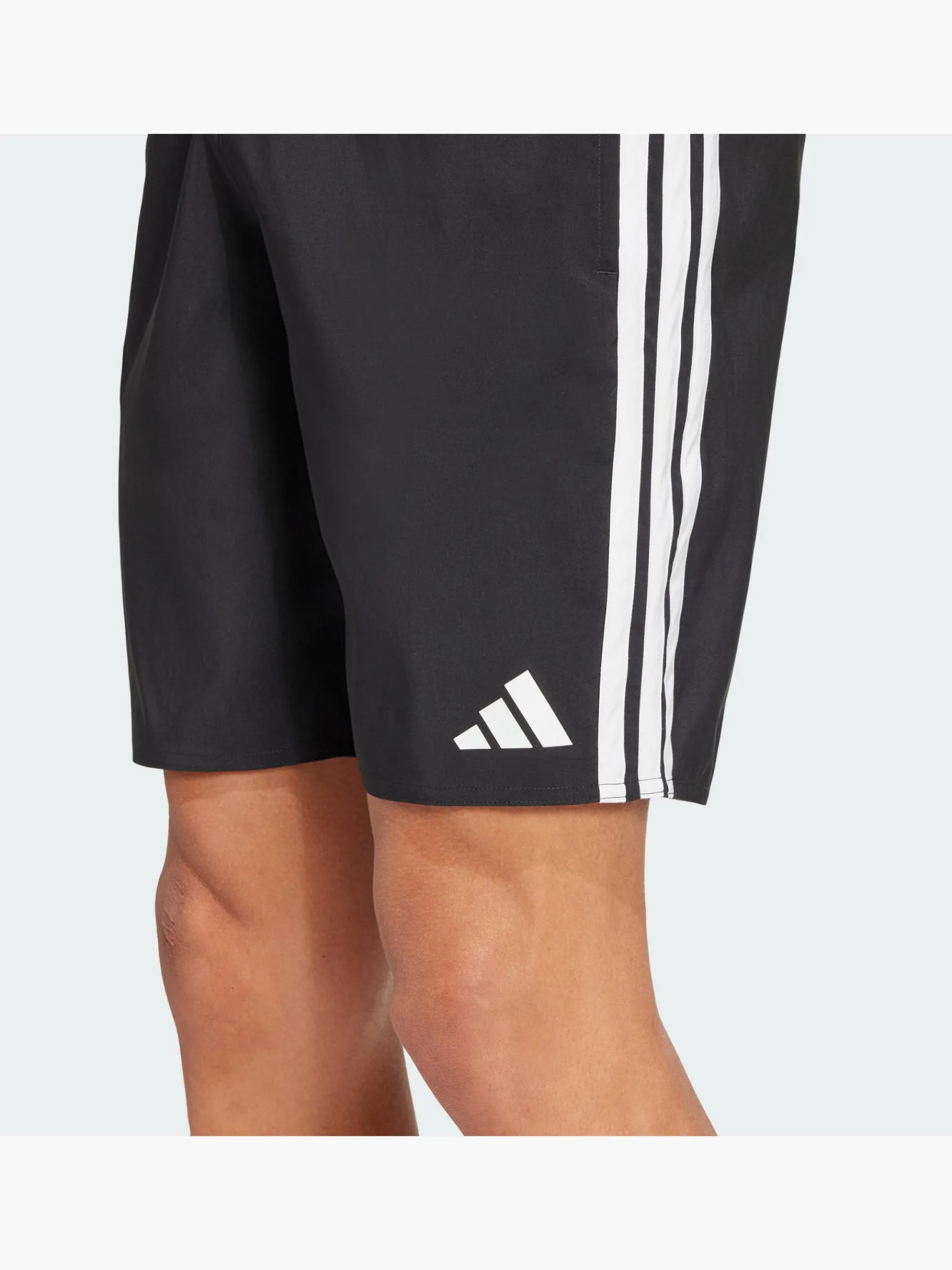 Herren adidas 3-Streifen 8-Inch Badeshorts