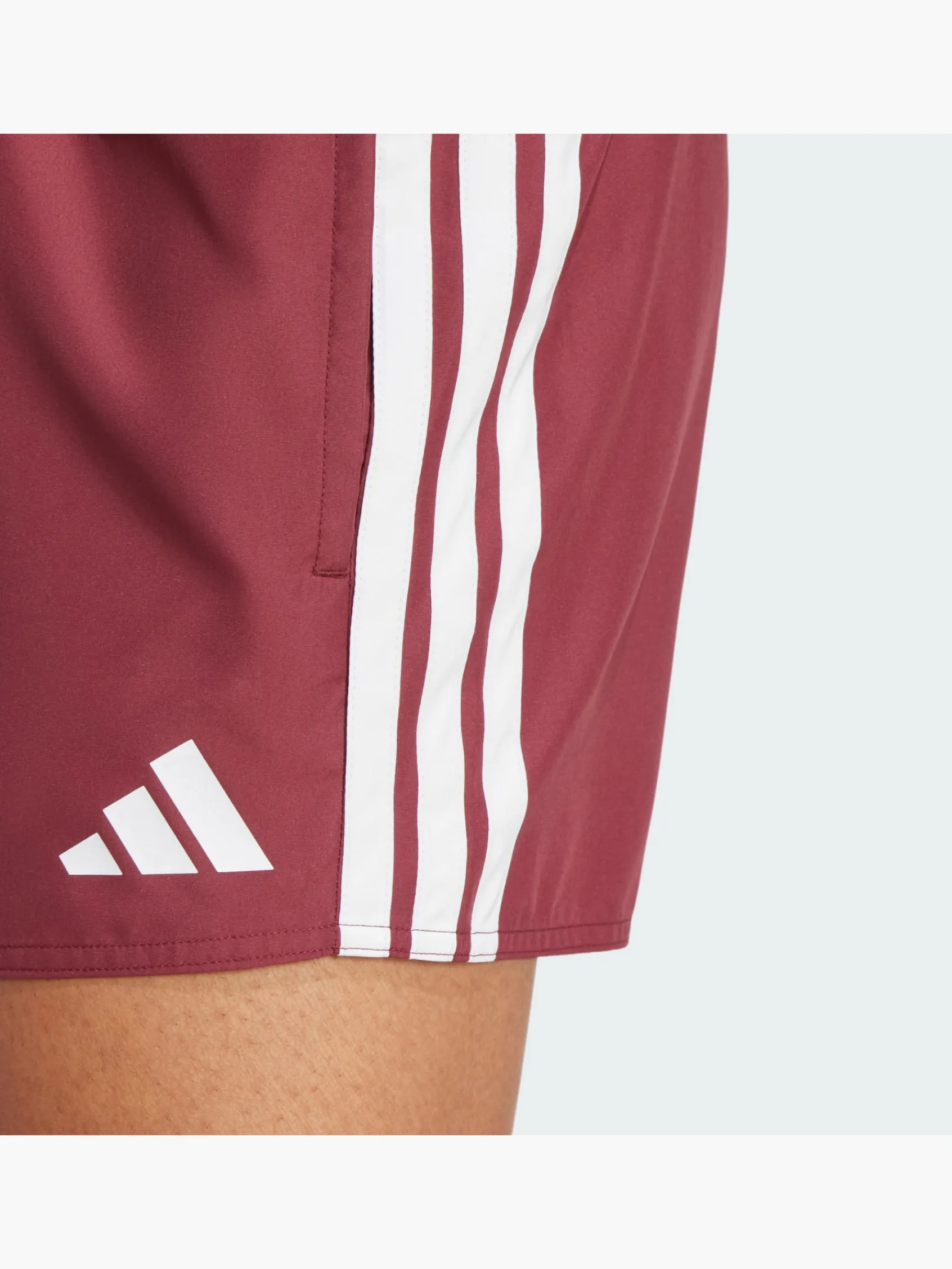 Herren adidas 3-Streifen 3-Inch Badeshorts