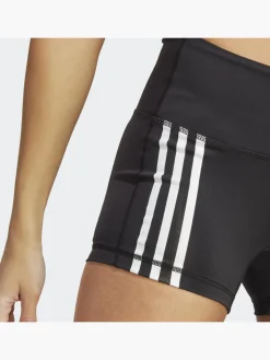 Damen adidas 3-Streifen kurze Leggings