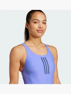 Damen adidas 3-Streifen Rubber Graphic Badeanzug