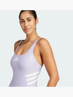 Damen adidas 3-Streifen U-back Badeanzug