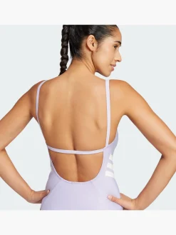 Damen adidas 3-Streifen U-back Badeanzug