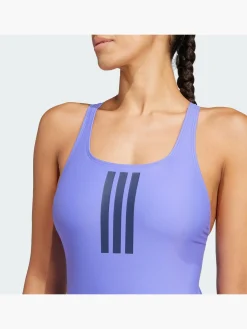 Damen adidas 3-Streifen V-Back Badeanzug