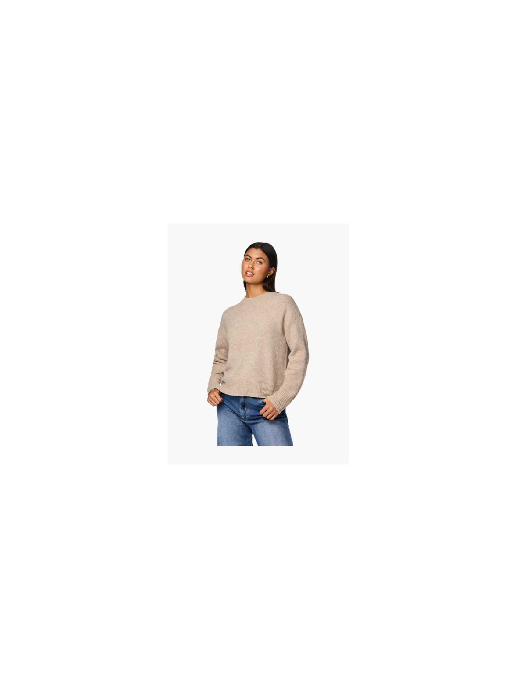 Damen PIECES Strickpullover