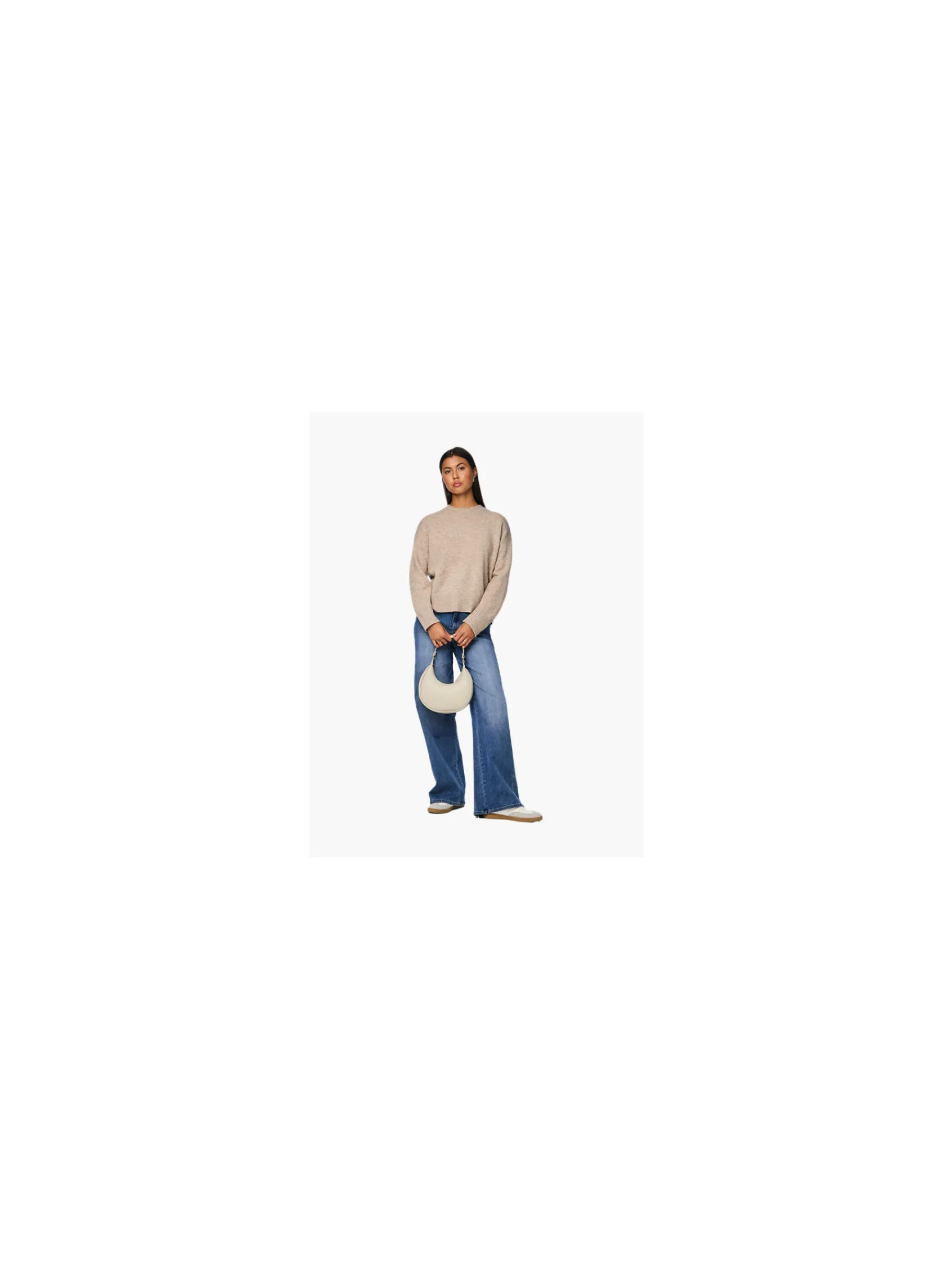 Damen PIECES Strickpullover