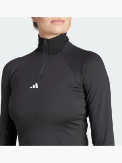 Damen adidas Techfit COLD.RDY 1/4 Zip Training Longsleeve
