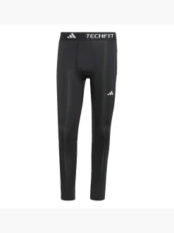 Herren adidas TECHFIT Compression Training 3-Streifen lange Leggings