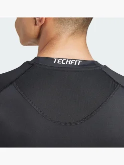 Herren adidas TECHFIT Compression Training 3-Streifen T-Shirt