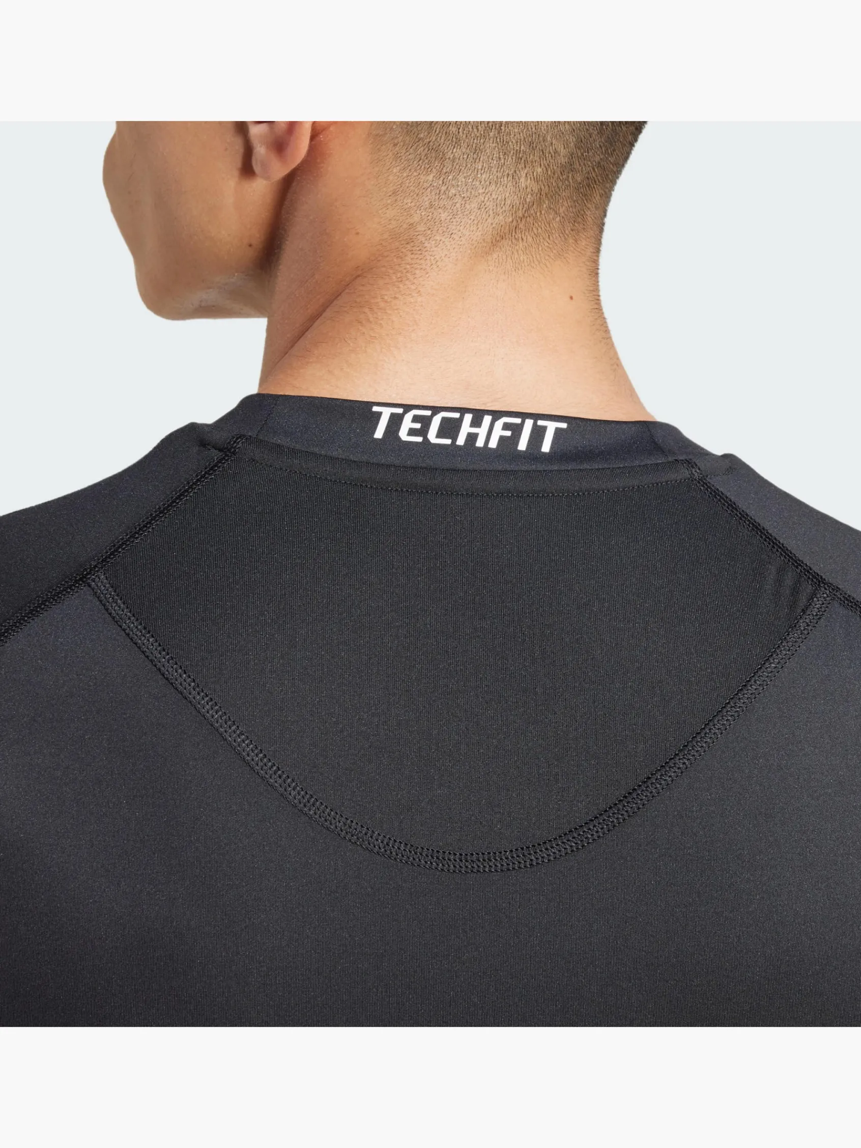 Herren adidas TECHFIT Compression Training 3-Streifen T-Shirt