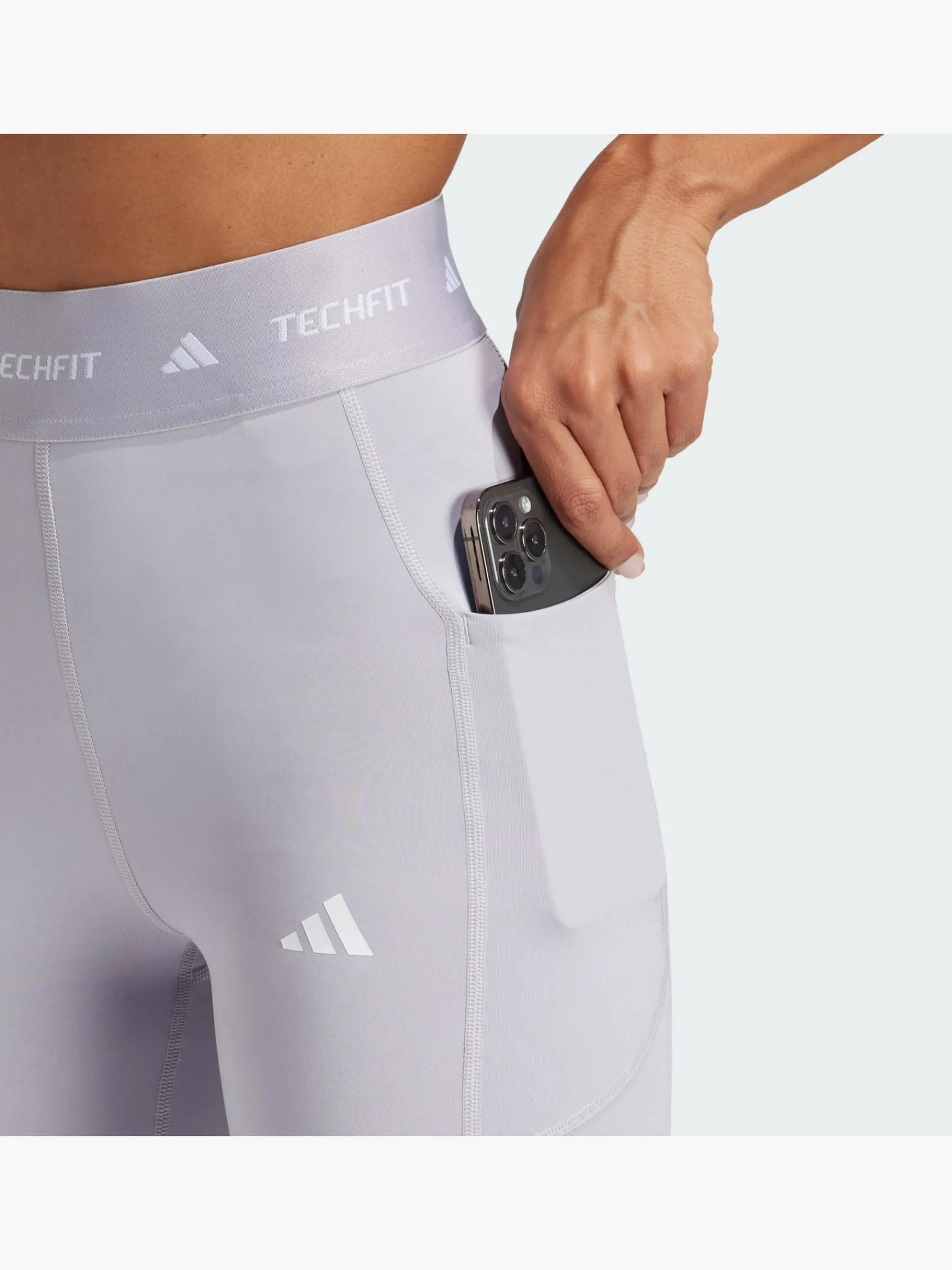 Damen adidas TECHFIT Stash Pocket Full-Length Leggings