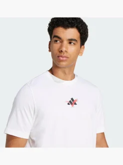 Herren adidas Tennis Happy 3 Balls Graphic T-Shirt