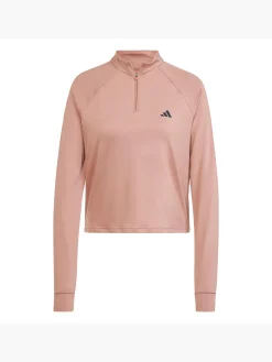 Damen adidas Train Essentials Minimal Branding 1/4-Zip Oberteil