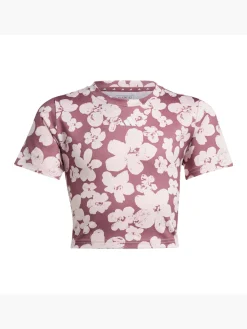 Kinder adidas Train Essentials Seasonal Printed Training Kids Crop-Shirt
