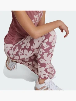 Kinder adidas Train Essentials Seasonal Printed High Waisted Kids 7/8-Leggings