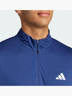 Herren adidas Train Essentials Training 1/4-Zip Longsleeve