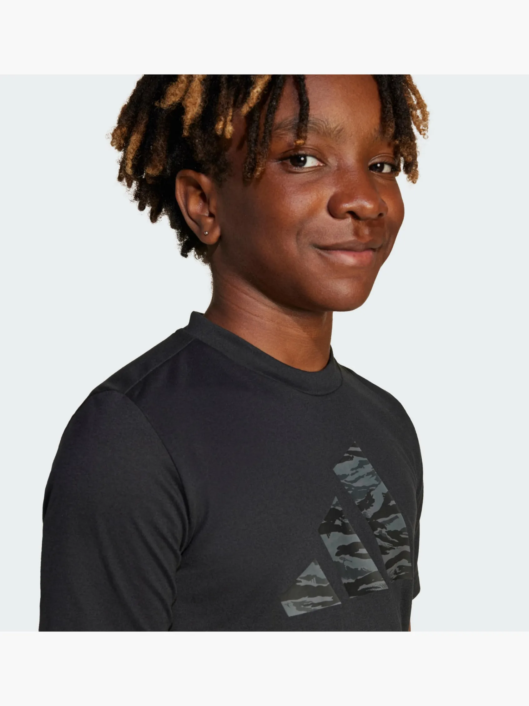 Kinder adidas Training Essentials Camo-Print Kids T-Shirt