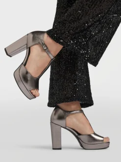 Damen Catwalk T-Spangenpumps