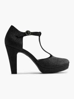 Damen Catwalk T-Spangenpumps
