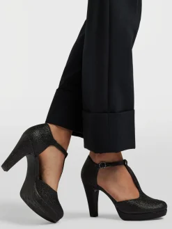 Damen Catwalk T-Spangenpumps