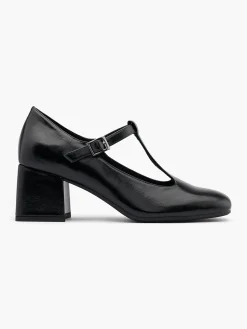 Damen Catwalk T-Spangenpumps