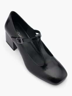 Damen Catwalk T-Spangenpumps