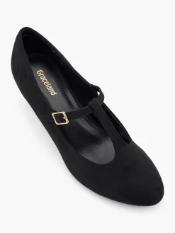 Damen Catwalk T-Spangenpumps