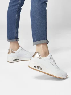 Damen Skechers Wedge Sneaker UNO - SHIMMER AWAY